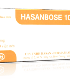 Hasanbose 100  Acarbose 100mg Hasan (Hộp 50 viên)