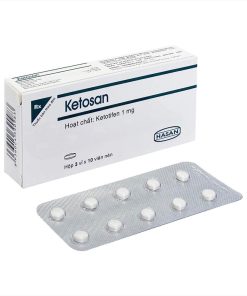 Ketosan (viên nén) Ketotifen 1 mg Hasan (Hộp 30 viên)
