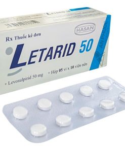 LETARID 50 levosulpiride 50mg Hasan (Hộp 50 viên)