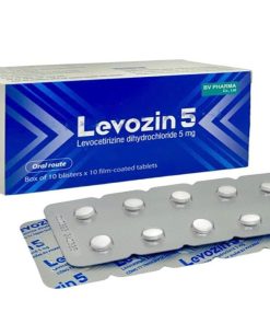 Levozin 5 Levocetirizin 5mg BV Pharma (Hộp 100 viên)