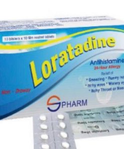 Loratadin 10mg S.Pharma (Hộp 100 viên)