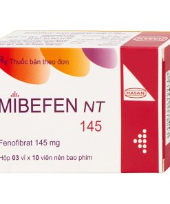 MIBEFEN NT 145 Fenofibrate Hasan (Hộp 30 viên)