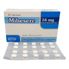 MIBESERC 16 Betahistin 16 mg Hasan (Hộp 60 viên)