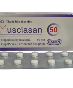 MUSCLASAN 50 Tolperison Hydroclorid 50 mg Hasan (Hộp 50 viên)