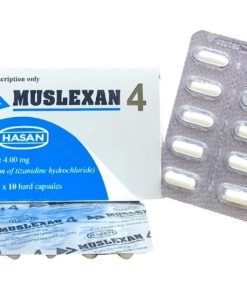MUSLEXAN 4 Tizanidin 4mg Hasan (Hộp 30 viên)