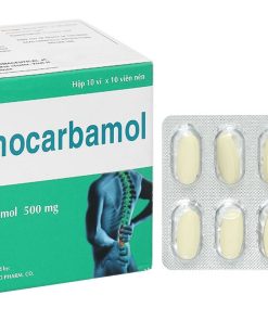 Methocarbamol 500mg Kharphaco (Hộp 100 viên)