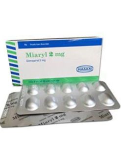 Miaryl 2 Glimepirid 2mg Hasan (Hộp 100 viên)