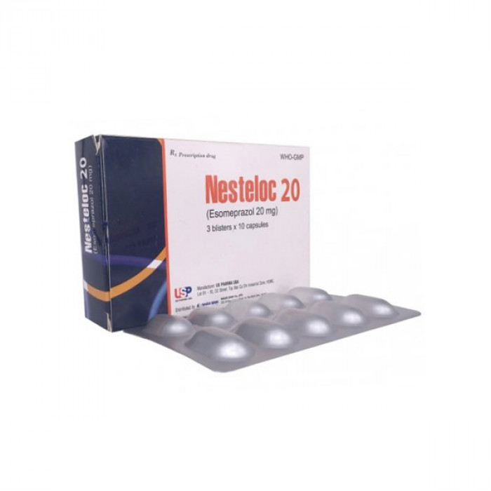 Nesteloc 20 Esomeprazol 20mg US Pharma USA (Hộp 30 viên)