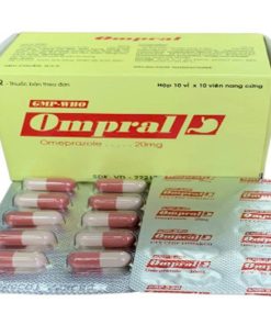 Ompral 20 Omeprazol 20mg Tipharco (Hộp 100 viên)