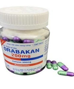 Orabakan 200 Cefixim 200mg Minh Hải (Chai 100 viên)
