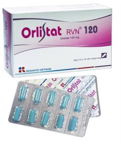 Orlistat RVN 120mg Orlistat 120mg Roussel (Hộp 30 viên)