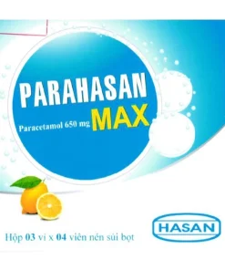 PARAHASAN MAX Paracetamol 650mg Hasan (Hộp 40 viên sủi)