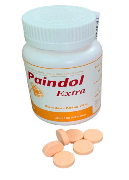 Paindol Extra Tipharco (Chai 100 viên)