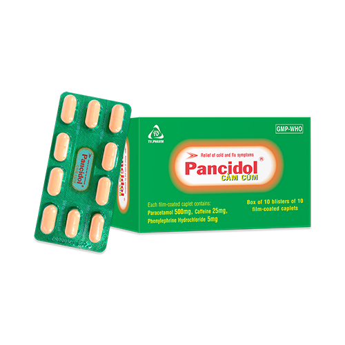 Pancidol Cảm Cúm TV.Pharm (Hộp 100 viên)