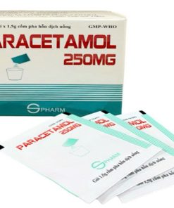 Paracetamol 250mg S.Pharm (Hộp 25 gói)