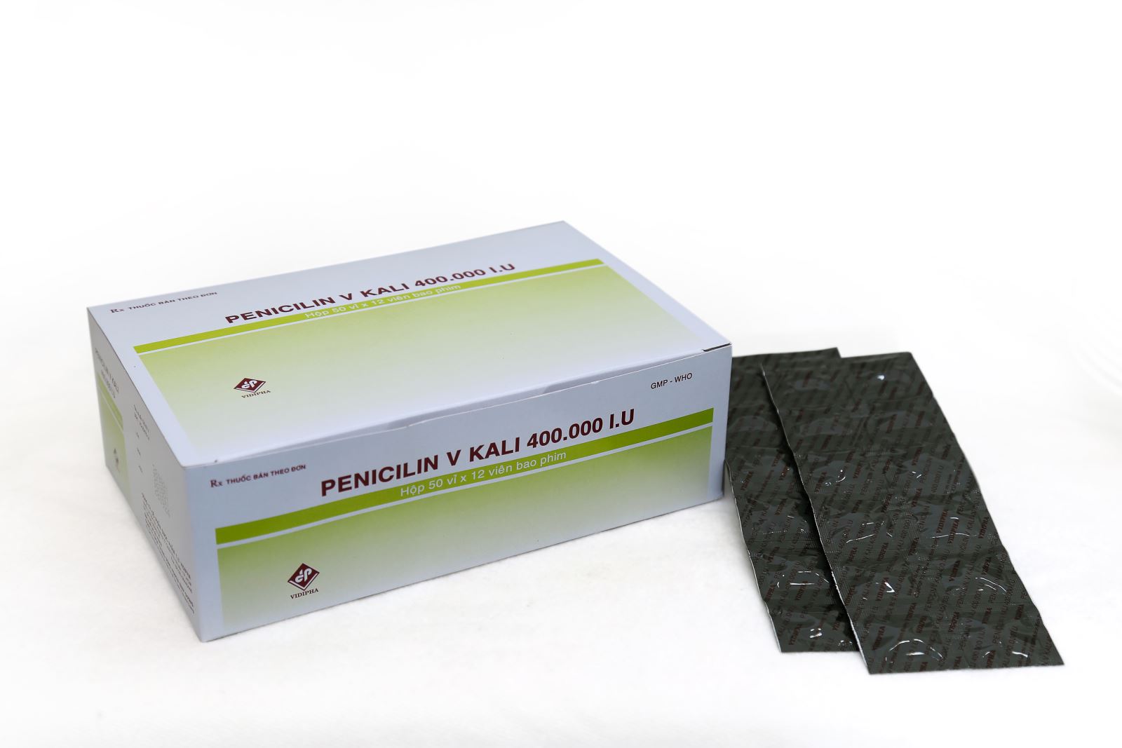 Penicilin 400.000 V Kali Vidipha (Hộp 100 viên)