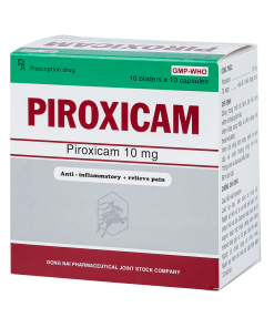 Piroxicam 10mg Donaipharm (Hộp 100 viên)
