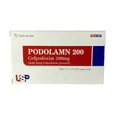 Podolamin 200 Cefpodoxim 200mg US Pharma (Hộp 20 viên)