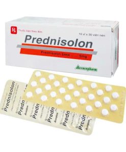 Prednisolon 5mg (Nén trắng) Vacopharm (Hộp 300 viên)