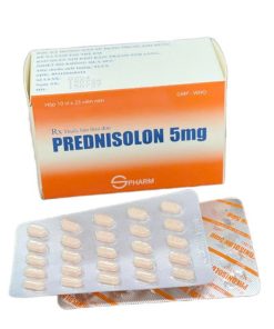 Prednisolon 5mg VNE S.Pharm (Hộp 250 viên)