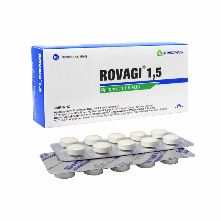Rovagi 1.5 Spiramycin 1,5 M.IU Agimexpharm (T300/H20v)
