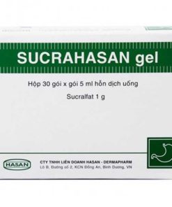 SUCRA HASAN GEL Sucralfat 1g (gel) Hasan (Hộp 30 gói)