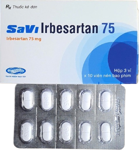 Savi irbesartan 75mg savipharm (h/30v nén)
