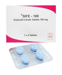 Sife 100 Sidenafil 100mg Hetero Pharma (Hộp 4 viên)
