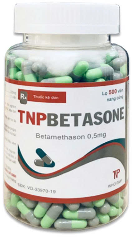 TNP Betasone Betamethason 0.5mg Thành Nam (Chai 500 viên)