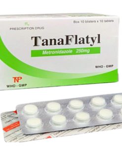 Tanaflatyl 250 Metronidazol 250mg Thành Nam (Hộp 100 viên)