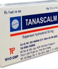 Tanascalm 50 Tolperisone 50mg Thành Nam (Hộp 100 viên)