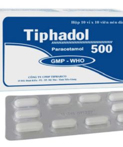 Tiphadol 500 Paracetamol 500mg Tipharco (Hộp 100 viên)