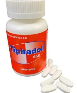 Tiphadol 650 Paracetamol 650mg Tipharco (Chai 100 viên)