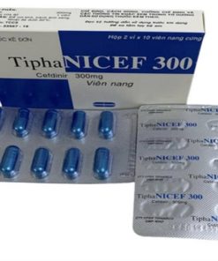 Tiphanicef 300 Cefdinir 300mg Tipharco (Hộp 20 viên)