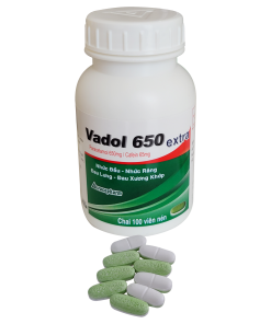 Vadol 650 Extra Vacopharm (Chai 100 viên)