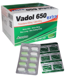 Vadol 650 Extra Vacopharm (Hộp 100 viên)