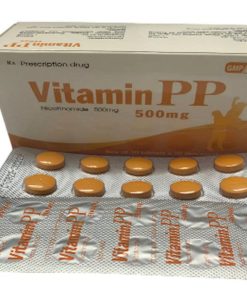 Vitamin PP 500 Nicotinamid 500mg Tipharco (Hôp 100 viên)