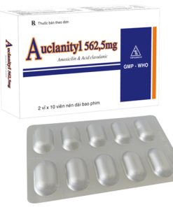 Auclanityl 562,5 Tipharco (Hộp 20 viên)
