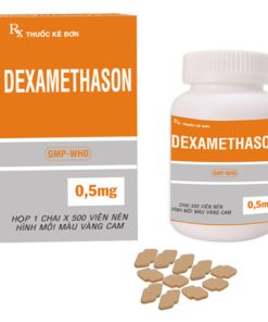 Dexamethason 0,5mg Tipharco (Chai 500 viên)