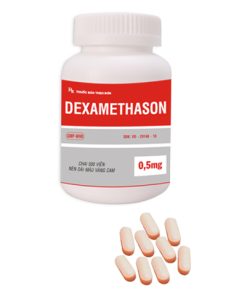 Dexamethason 0.5mg (viên màu cam) Tipharco (Chai 500 viên)