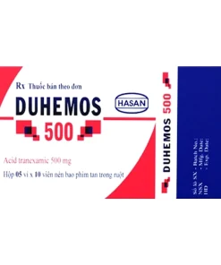 DUHEMOS 500 Tranexamic acid 500mg Hasan (Hộp 50 viên)