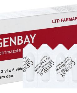 Genbay Clotrimazole 100mg Farmaprim (Hộp 12 viên)