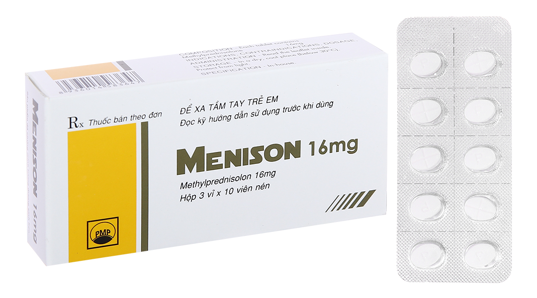 Menison Methylprednisolon 16mg pymepharco (h/30v)
