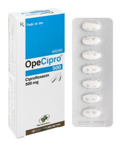 Ciprofloxacin 500mg OPV (Hộp 14 viên)