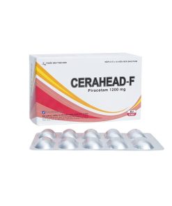 Cerahead-F Piracetam 1200mg Davipharm (Hộp 60 viên)