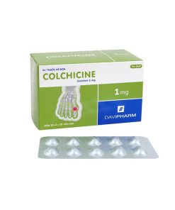 Colchicine 1mg Davipharm (Hộp 100 viên)