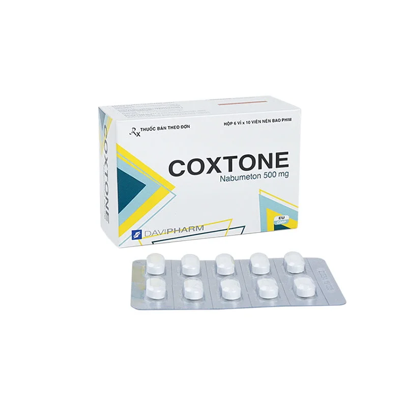 Coxtone Nabumetone 500mg Davipharm (Hộp 60 viên)