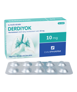 Derdiyok Montelukast 10mg Davipharm (Hộp 30 viên)