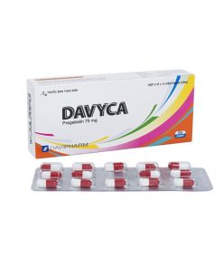 Davyca Pregabalin 75mg Davipharm (Hộp 28 viên)