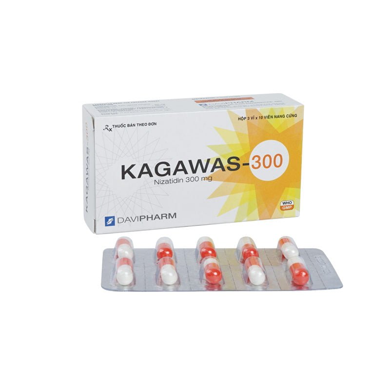 Kagawas-300 Nizatidine 300mg Davipharm (Hộp 30 viên)